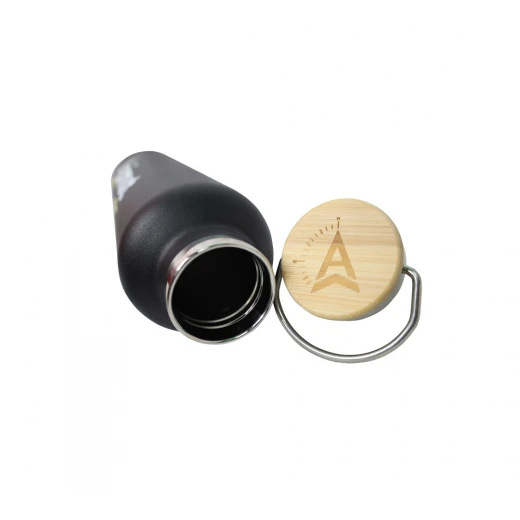 BOUTEILLE ISOTHERME 1 L - NOIRE – Image 2