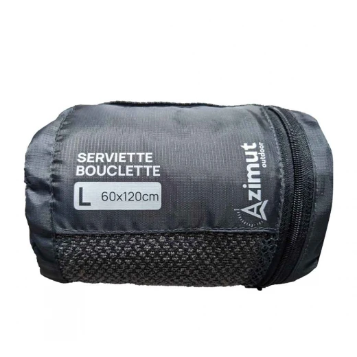 SERVIETTE BOUCLETTE L - GRISE – Image 2