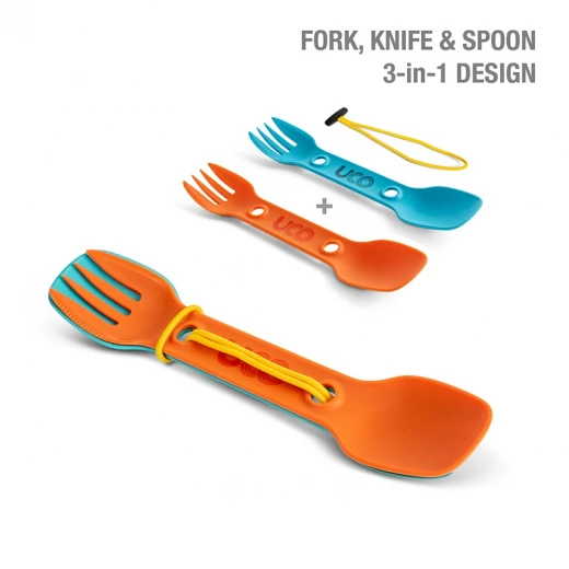 2 SPORK UCO TURQUOISE / ORANGE – Image 2