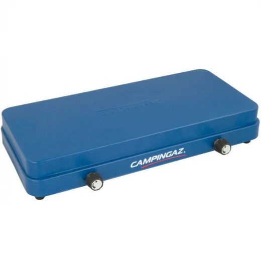 Campingaz RECHAUD 2 FEUX BASE CAMP AVEC COUVERCLE – Image 2
