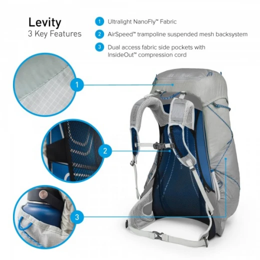 Osprey LEVITY 45 SILVER – Image 3