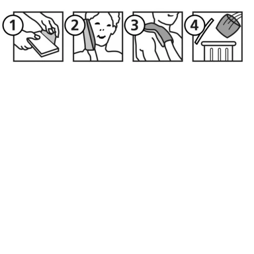 TRAVELSAFE LOT DE 4 GANTS DE TOILETTE – Image 3