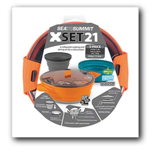 Sea To Summit X SET 21 / POT 1.4 L + MUG + BOL ROUILLE SABLE – Image 2