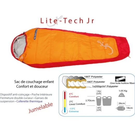 LITE TECH JUNIOR 6/2 PFC - ZIP DROIT â Image 2