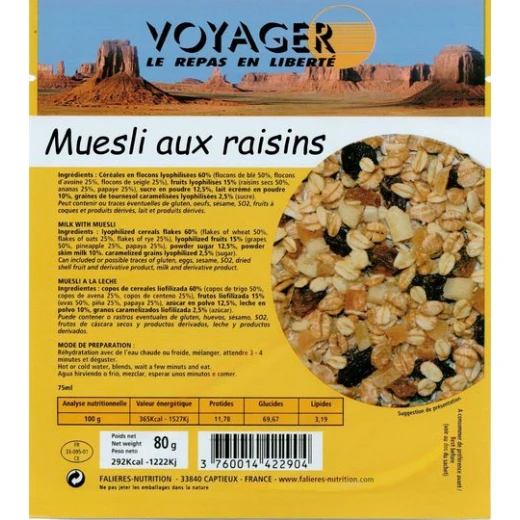 MUESLI POCKET AUX RAISINS VO