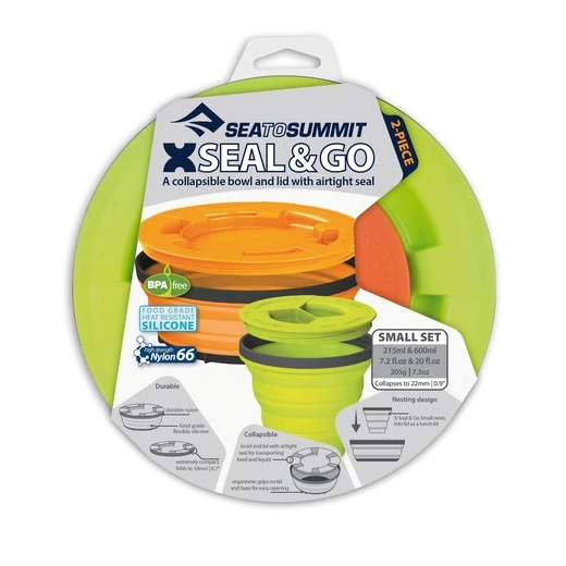 Sea To Summit X SEAL & GO SET SMALL LIME OLIVE – Image 4