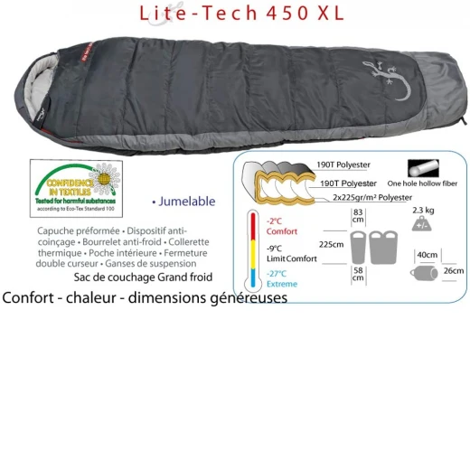 LITE TECH 450 XL -2° - ZIP GAUCHE – Image 3